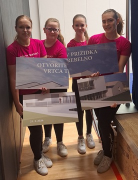 Otvoritev vrtca na Trebelnem